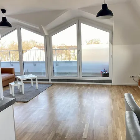 בית אירוח Schoenes Erwachen Im Frankfurter Penthouse *
