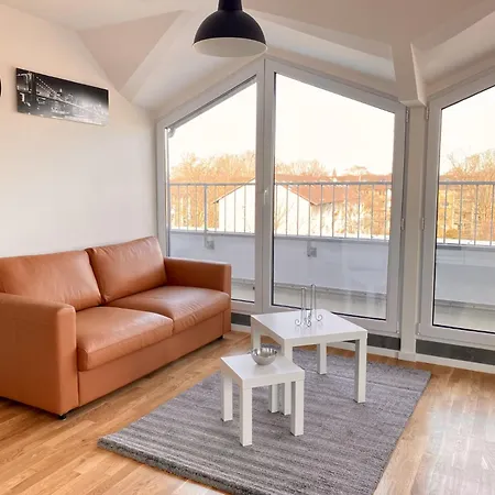 Ubytování v soukromí Schoenes Erwachen Im Frankfurter Penthouse