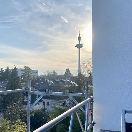 Ubytování v soukromí Schoenes Erwachen Im Frankfurter Penthouse