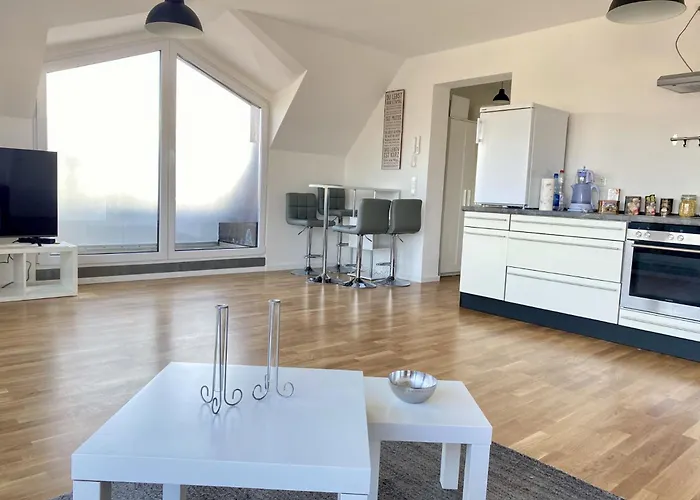 Schoenes Erwachen Im Frankfurter Penthouse Quarto em Acomodações Particulares