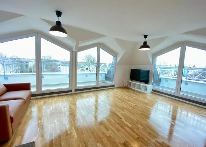 Schoenes Erwachen Im Frankfurter Penthouse בית אירוח