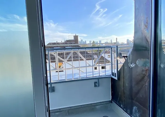 Schoenes Erwachen Im Frankfurter Penthouse Quarto em Acomodações Particulares *